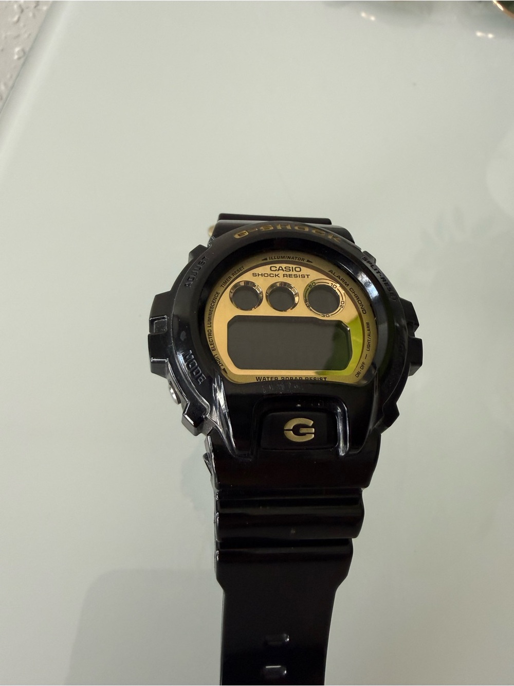 Casio Black and Gold Digital Sport Watch